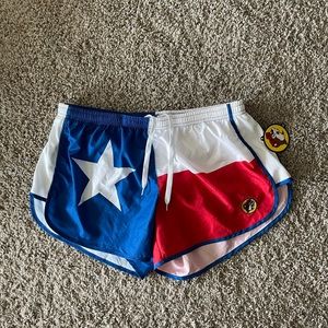 Bucees Texas flag shorts